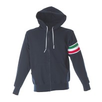 Sweat-shirt à zip long avec capuche de travail 100% Coton Made in Italy JRC Verona 988273
