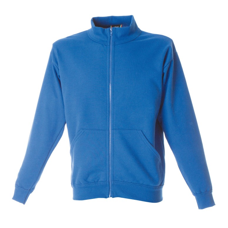 Sweat-shirt à zip long de travail 100% Coton...