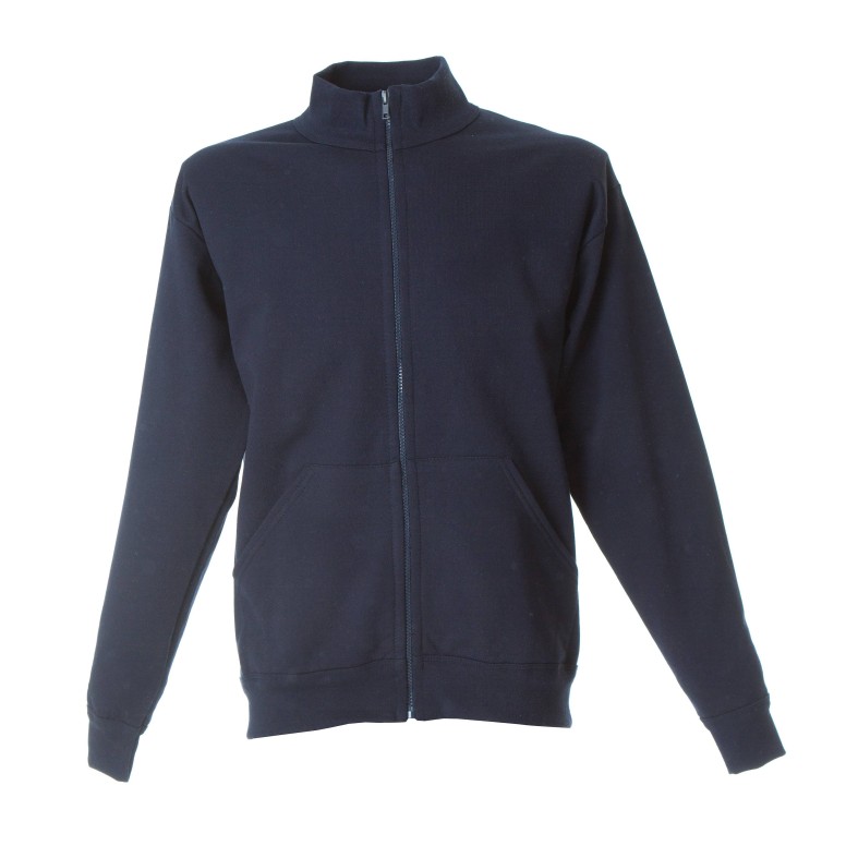Sweat-shirt à zip long de travail 100% Coton...