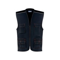 Gilet de Travail Multipoches Zip Intégral Professional