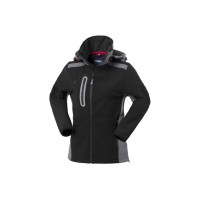 Veste de travail Softshell multipoches imperméable avec capuche pour femme Rossini Smarty Lady HH639