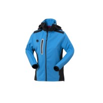 Veste de travail Softshell multipoches imperméable avec capuche pour femme Rossini Smarty Lady HH639