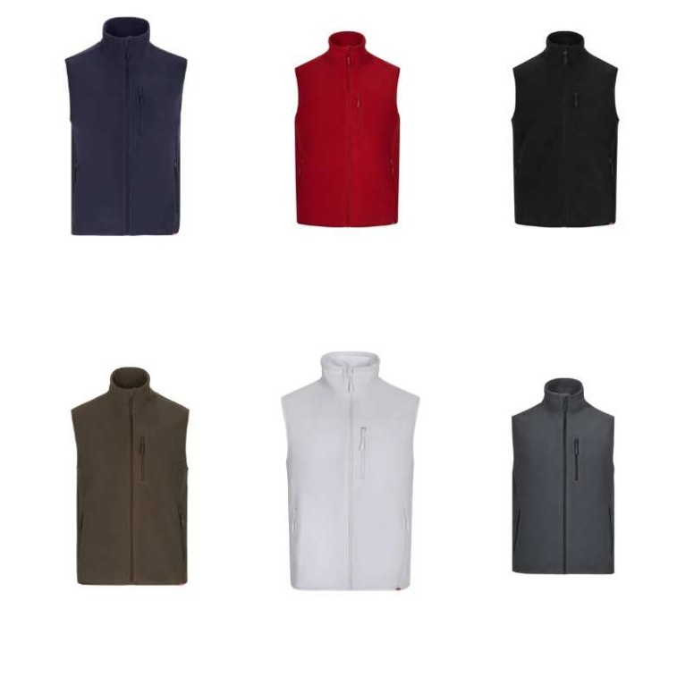 Gilet de travail en polaire multi-poches...