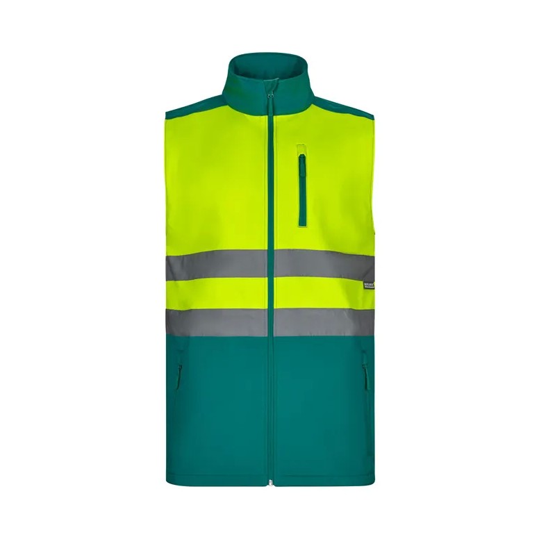 Gilet de travail haute visibilité Softshell...