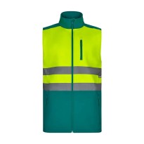 Gilet de travail haute visibilité Softshell stretch bicolore multi-poches Velilla 305906