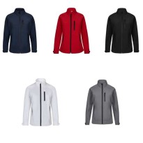 Veste de travail Softshell stretch multi-poches zippée...