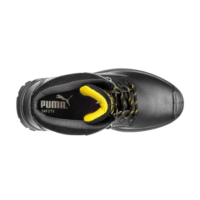 Chaussures de sécurité Puma Borneo Black Mid S3...