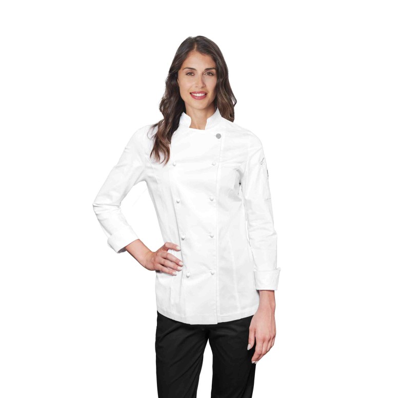 Veste de Travail Chef Stretch Femme Siggi...