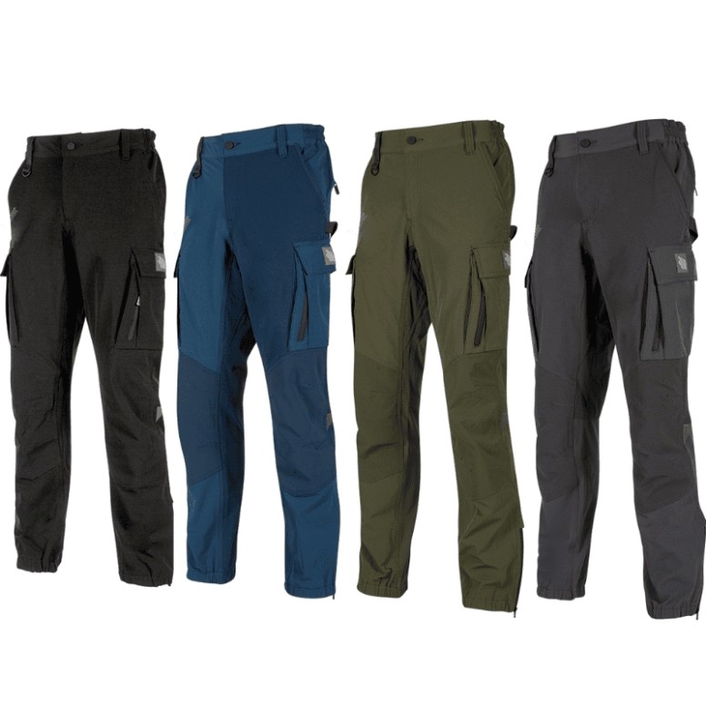 Pantalons de travail multipoches Stretch...