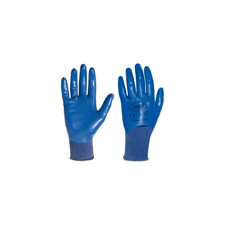 12 Paires - Gants de travail enduits en nitrile...