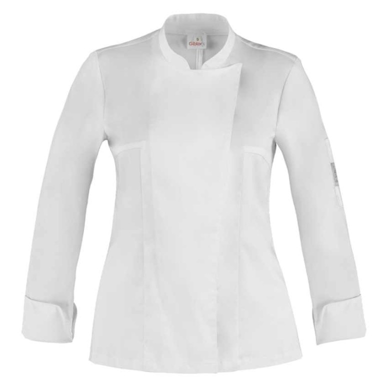 Veste de cuisine femme à manches longues...