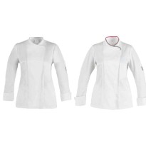 Veste de travail 100% coton de cuisinière pour femme Giblor's Susi Q8G00191