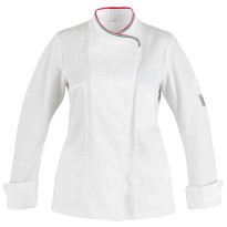 Veste de travail 100% coton de cuisinière pour femme Giblor's Susi Q8G00191