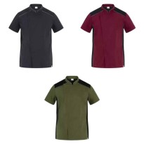 Veste de travail à manches courtes pour cuisinier Giblor's Omar Q8G00288