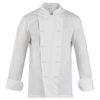 Veste de travail 100% coton pour cuisinier Giblor's Adriano Q8G00183
