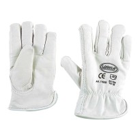 10 paires - Gants de travail en cuir fleur Logica 116EB