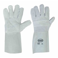 10 Paires - Gants de Travail en Cuir Croûte Logica 27RL