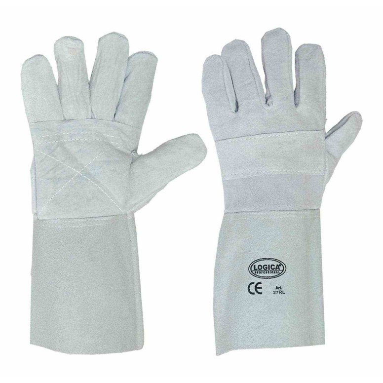 10 Paires - Gants de Travail en Cuir Croûte...