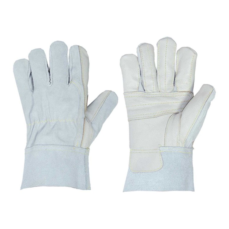 10 Paires - Gants de Travail en Cuir Croûte...