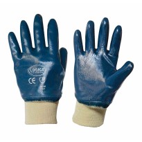 12 Paires - Gants de Travail Enduits en Nitrile Logica 0050S