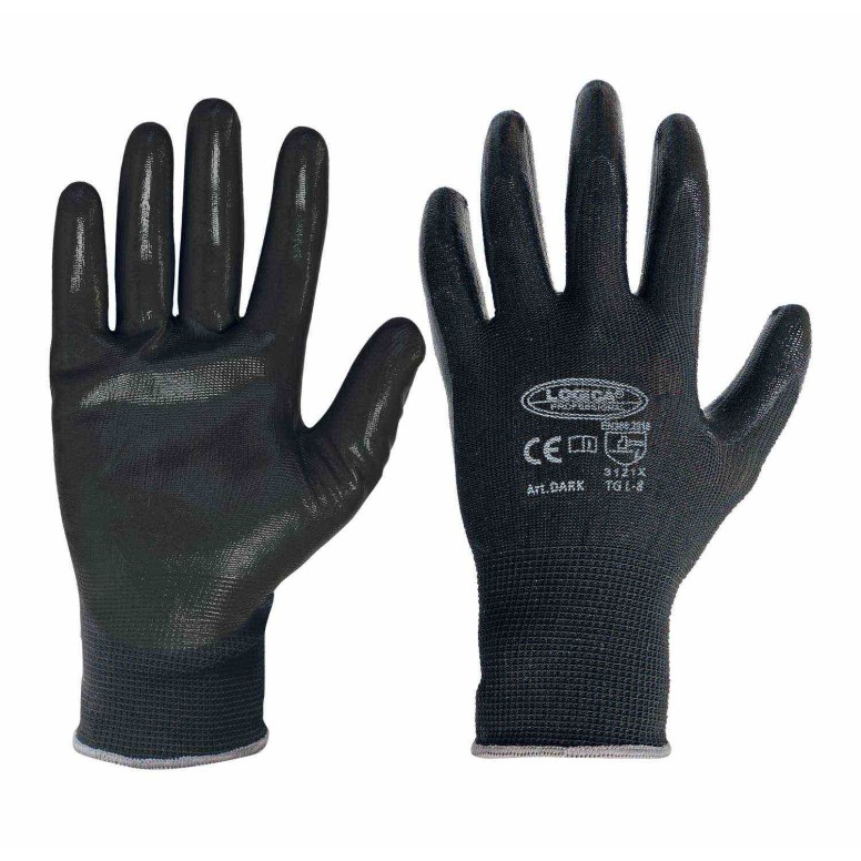 12 Paires - Gants de Travail Enduits en Nitrile...