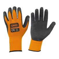 12 Paires - Gants de Travail Enduits en Latex Logica DUCK