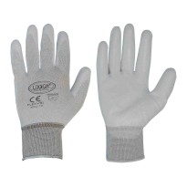 12 Paires - Gants de Travail Enduits en Polyester Logica...