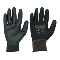 12 Paires - Gants de Travail Enduits en Polyester Logica...