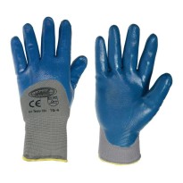 12 Paires - Gants de travail enduits de nitrile Logica...