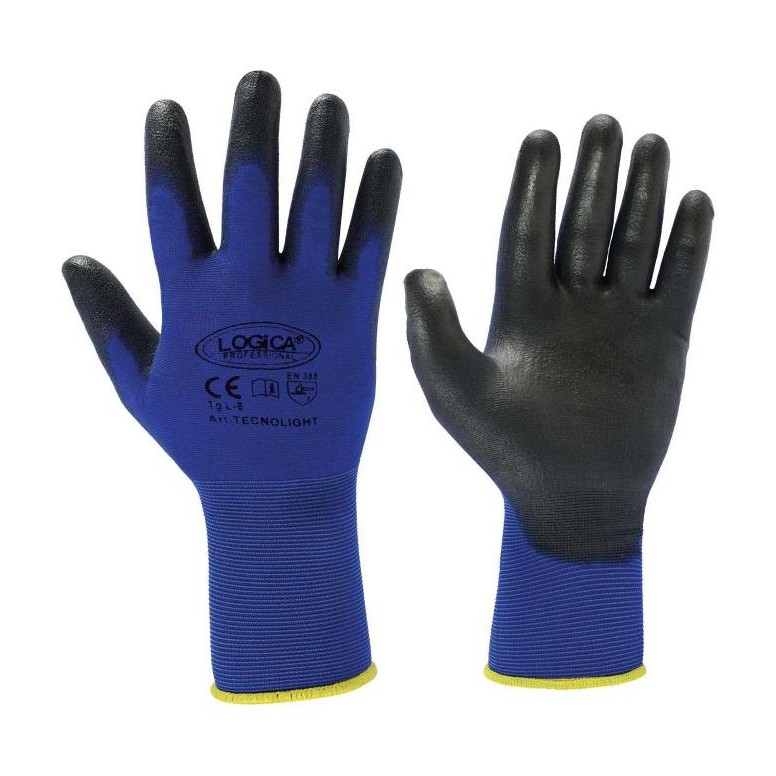12 Paires - Gants de travail enduits de nitrile...