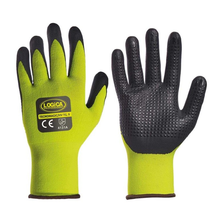 12 Paires - Gants de travail haute visibilité...