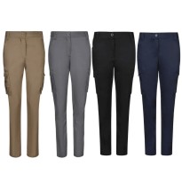Pantalon de travail stretch multi-poches pour femme...