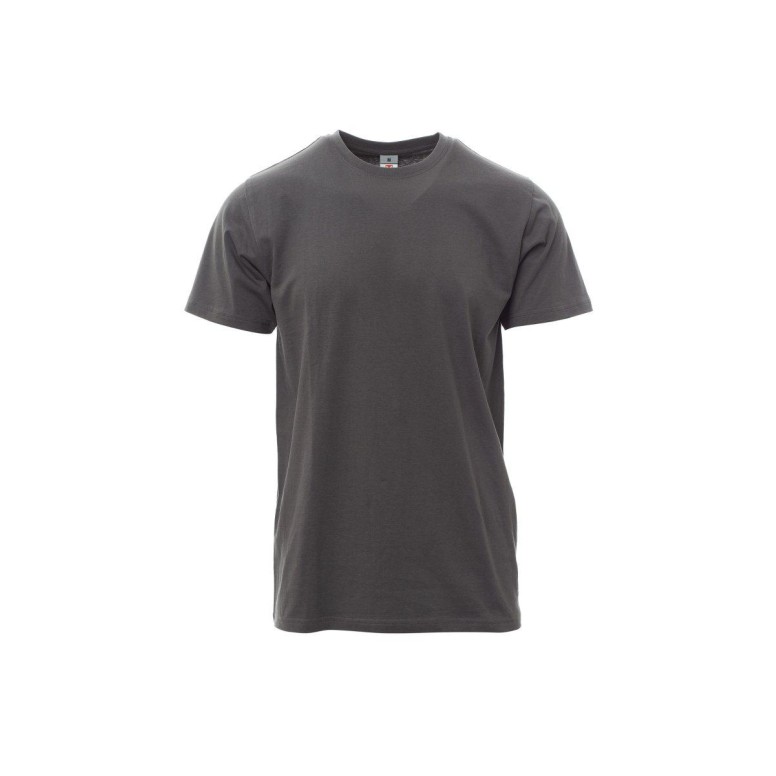 T-shirt Col Rond à Manches Courtes en 100 %...