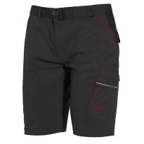 Bermuda de travail à multiples poches en tissu stretch...