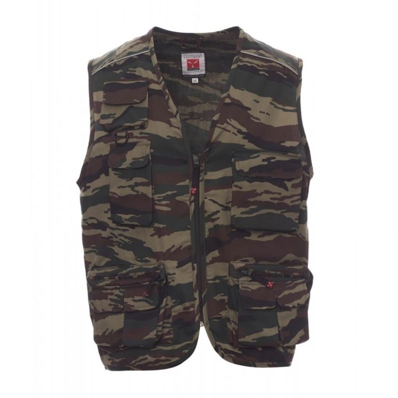 Gilet d'été multipoches avec doublure...