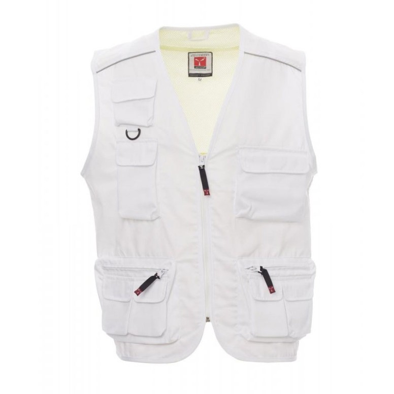 Gilet d'été multipoches avec doublure...