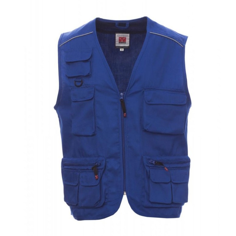 Gilet d'été multipoches avec doublure...