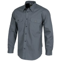 Tous Dehors Chemise de travail coton renforcé à manches longues - Workteam taille 42 couleur gris