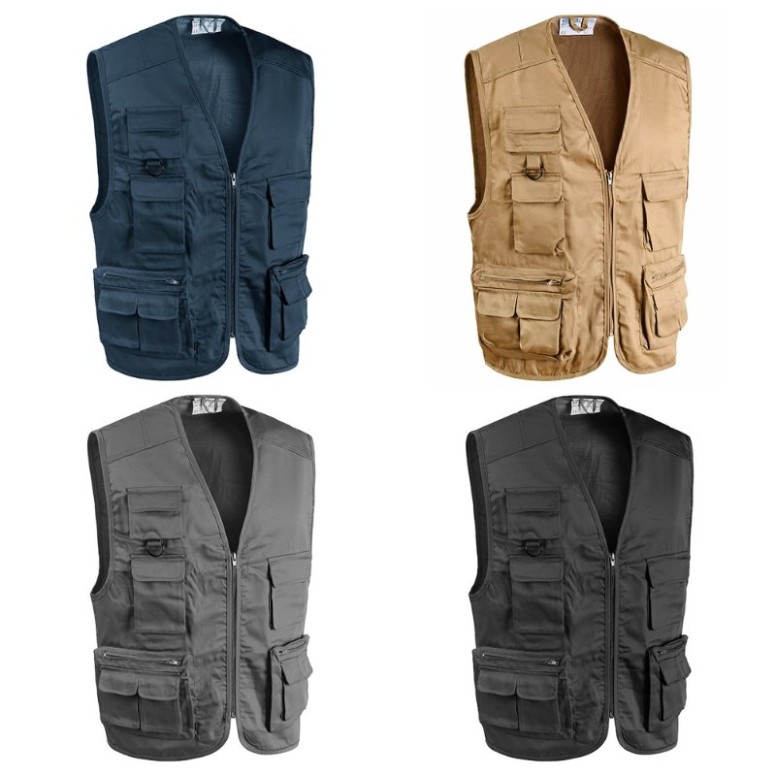 Tous Dehors - Gilet de Travail Multipoches...