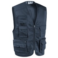 Tous Dehors - Gilet de Travail Multipoches Sottozero Star 7040 couleur bleu taille XL