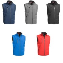 Tous dehors - Gilet de Travail Softshell Multipoches...