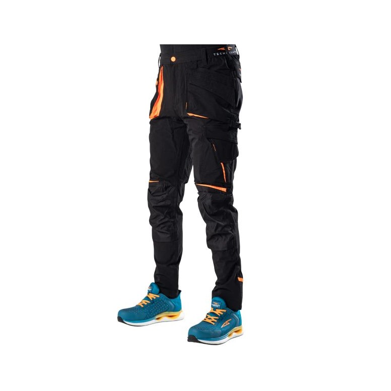 Pantalon de Travail Multipoches Stretch...