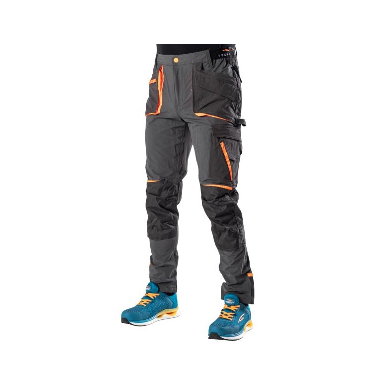 Pantalon de Travail Multipoches Stretch...