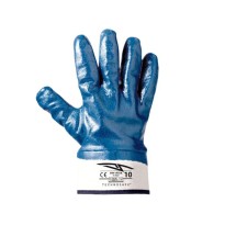 120 Pièces - Gants de Travail en Jersey de Coton Enduits de Nitrile NBR Technosafe GHN1351BL