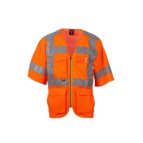 Gilet de travail Haute Visibilité Multipoches Manches... 2