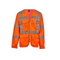 Gilet de travail Haute Visibilité Multipoches Manches Longues Payper LONG EXO AY 7625