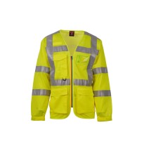 Gilet de travail Haute Visibilité Multipoches Manches Longues Payper LONG EXO MESH AY 7626