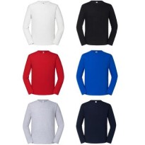 T-shirt de Travail Manches Longues 100% Coton Fruit Of...