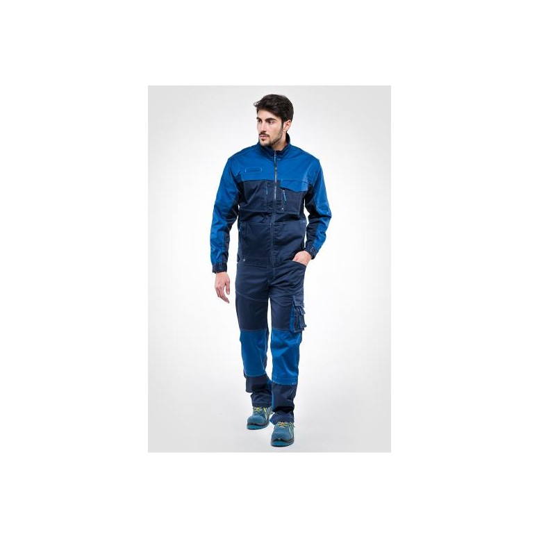 Pantalon de Travail Multipoches Stretch...