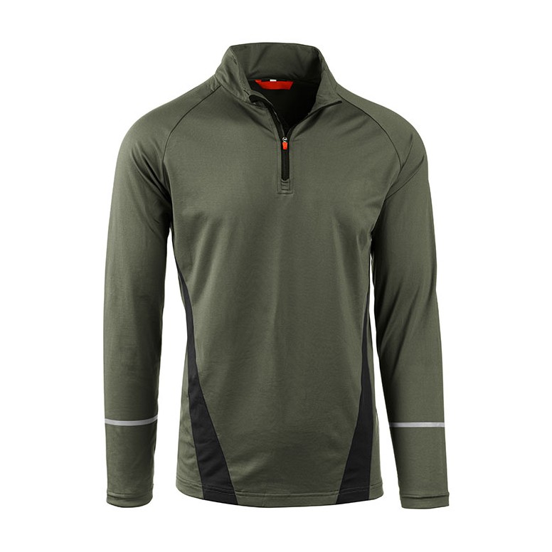 Sweat en Polaire de Travail Demi-Zip Stretch...